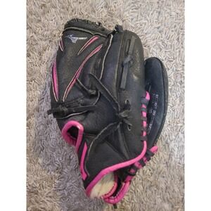 Mizuno 10" GPP1005F1 Youth Softball Glove RHT Pink  Black